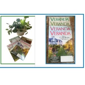 VERANDA MAGAZINES lot of 4 unread 03/2010, 03-04/2021, 03/2015, 03/2021